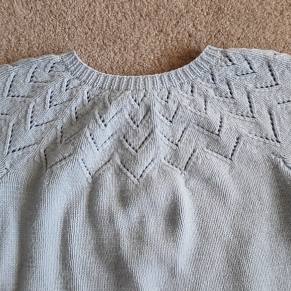 Beautiful light blue handmade sweater - Picture 3 of 5